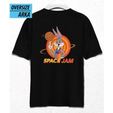 Orbit Dunker Oversize Unisex T-Shirt Siyah