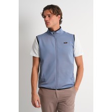 Alexandergardı Dik Yaka Fermuarlı Yandan Cepli Kolsuz Yelek