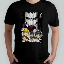 Pixxa Attack On Titan Unisex %100 Pamuklu Bisiklet Yaka T-Shirt Model 3