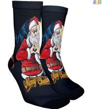 Aşık Noel Baba Yılbaşı Çorabı - Unisex