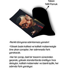 Mr. Bean - 3D Animasyon Karikatür Rowan Atkinson Komedi Dizisi Çorap - Unisex