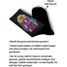 Kral Pembe Panter Çorap - Unisex