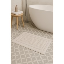 Bath Antibakteriyel Banyo Paspası 80 x 50 | Kaymaz Tabanlı, Yıkanabilir, Tüylenme Yapmaz