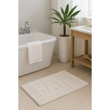 Bath Antibakteriyel Banyo Paspası 80 x 50 | Kaymaz Tabanlı, Yıkanabilir, Tüylenme Yapmaz