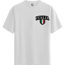 Color Luxe Italia - Pamuklu Kadın Beyaz Tişört - Premium Quality