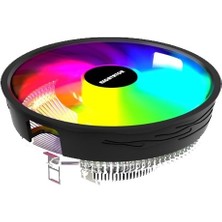 Excavator Q5 12CM Am5, Am4, Lga 1851, 1700 Rgb Siyah Hava Soğutucu