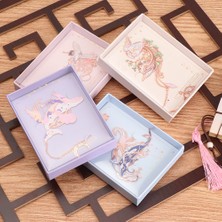 Hongliang Shop C No.4 Tarzı Eski Tarz Ayraç Püskül Kolye Retro Kitap Klipsi Metal Sayfa Işareti Kırtasiye Öğrenci Hediye Okul Ofis Malzemeleri (Yurt Dışından)