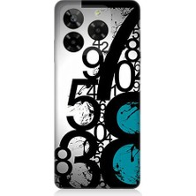 Teknomeg General Mobile Era 50 Uyumlu Sayısal Karmaşa  Desenli Silikon Kılıf