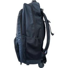 Büyük Boy  Outdoor Seyahat Çantası 4 Bölmeli Bel Kemerli Laptop Bölmeli Çekçekli Sırt Çantası