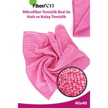 FiberZen Mutfak Temizlik Bezi | Süper Emici Mikrofiber | Leke Tutmaz | 40X40CM | 3lü Takım