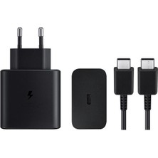 Süper Hızlı Usb-C Şarj Cihazı 45W Pd Type-C Çıkışlı Şarj Aleti Travel Adapter