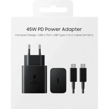 Süper Hızlı Usb-C Şarj Cihazı 45W Pd Type-C Çıkışlı Şarj Aleti Travel Adapter