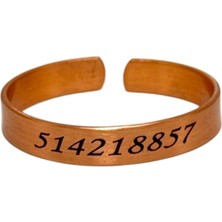 Bakır Bileklik Sayı Sekanslı / 514218857