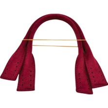 Angel Çanta Aksesuar Pelikan Model Kısa Çanta Sapı Nubuk Bordo Renk