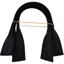 Angel Çanta Aksesuar Pelikan Model Kısa Çanta Sapı Nubuk Siyah Renk