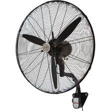 Püfür Kumandalı, Zaman Ayarlı Sanayi Duvar Tipi Endüstriyel Vantilatör 65 cm