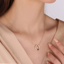 Corlu Jewellery Kolye, Tamtur Kolye, Halka Kolye, Safir Kolye, Yakut Kolye, Zirkon Kolye, 18 Ayar Altın Kaplama Kolye, 925 Ayar Gümüş Kolye