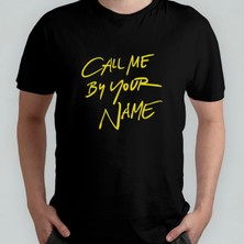 Pixxa Call Me By Your Name Unisex %100 Pamuklu Bisiklet Yaka T-Shirt Model 1
