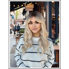 Gerçek Saç Yapısında Ombreli Vip Peruk A+++ Kalite