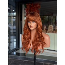 Fenomen Peruk En Özel Dalgalı Bakır Peruk Model