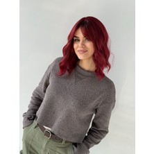 Fenomen Peruk Kızıl Ombreli Perçemli Dalgalı Vip Peruk