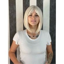 Luxury Lansman Soğuk Sarı Model Peruk