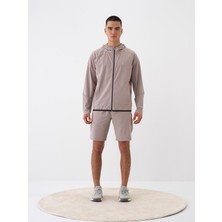 Erkek Bej Regular Fit Şort