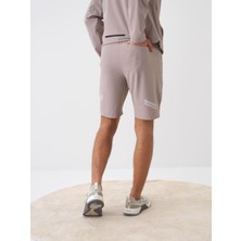 Erkek Bej Regular Fit Şort