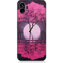 Teknomeg Nothing Phone 1 Uyumlu Deniz ve Güneş  Desenli Silikon Kılıf