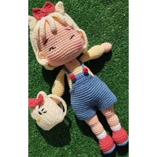 Kitty Organik Örgü Bebek 27CM