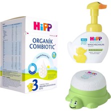3 Organik Combiotic 800 gr (Hipp El Yıkama Köpüğü 250 ml + Çocuk Bakım Kremi 100 Ml)