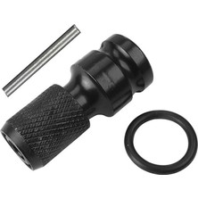 77868  Tornavida Soket Tutucu Adaptörü Matkab Lokması Hızlı Çıkarılabilir Bit Tutucu • Boyut: 1/4″ (6,35 Mm) • 1/2″ Kare Sürücü