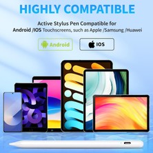 MobaxAksesuar Huawei Xioami Lenovo Honor Redmi Pad Matepad Mıknatıslı Stylus Kapasitif Dokunmatik Kalem Tüm Cihazlar Telefon ile Uyumlu Tablet Kalemi