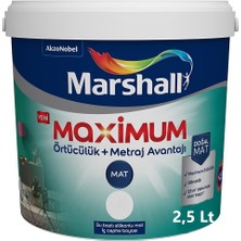 Marshall Maximum Mat Silikonlu Bebek Pembe 2,5 Lt. (3,5 Kg)