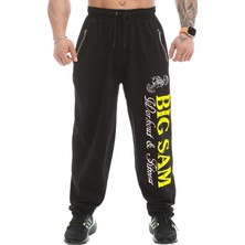 Loose Fit Fermuarlı Cepli Eşofman Altı Yazlık Spor Pantolon Big Sam 1092