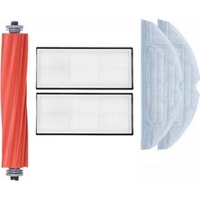 Asgard Grup Roborock S7 Max Ultra Uyumlu 1 Adet Ana Fırça 2 Adet Filtre 2 Adet Mop