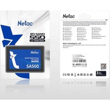Netac SA500 512GB 520MB/450MB/S, 2.5" SSD Dısk