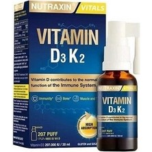 Nutraxin Vitamin D3K2 Sprey 30 ml 2 Kutu
