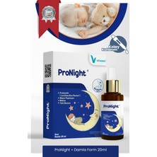 Pronight Baby Bebekler için Bitkisel Probiyotik, Doğal Rahatlatıcı ve Uyku Desteği 20 ml Şişe Damla Takviye Gıda