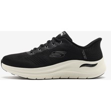 Skechers Arch Fit 2.0-Lestur Erkek Siyah Spor Ayakkabı Hafif ve Esnek Taban ile Günlük Kullanıma Uygun