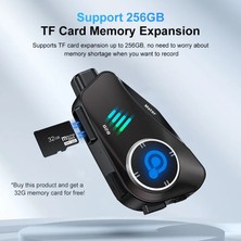 Q28 Kameralı Motosiklet Kask Intercom Kulaklık ve Kayıt Kamerası 1080P 500 Metre Çekim Alanı