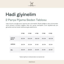 Ergopouch Organik Pamuklu 2 Parça Uzun Pijama 0.2 TOG