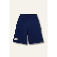 Erkek Çocuk Diz Altı Şort - Lacivert