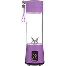 Bilger Portatif Taşınabilir El Blender 380 Ml Usb Şarjlı