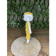Amigurumi  Sarı Tulumlu Kuzucuk/ Oyun Arkadaşı & Uyku Arkadaşı