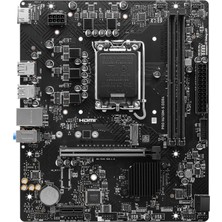 Msı MB Pro H610M-S Ddr4 Soket 1700 Ddr4 3200(OC) HDMI  M.2 Usb3.2 1x 1g Lan Matx