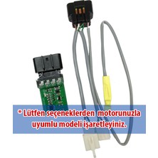 Mikron Devre Cfmoto Uyumlu 13 Modlu Stop Çakar Modülü Uçak Kanadı Orijinal Soket F1 Stil Çakarlı Stop Devresi