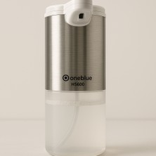 Oneblue OB-HS500 Sensörlü Sıvı Sabunluk – 330 Ml, Ipx4, Köpük ve Sıvı Sabun Uyumlu, Paslanmaz