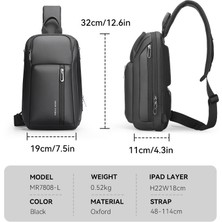 Mark Ryden USB Portlu Su Geçirmez Omuz Çantası Gobag