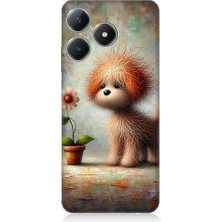 Teknomeg Realme Note 50 Uyumlu Sevimli Köpek  Desenli Silikon Kılıf